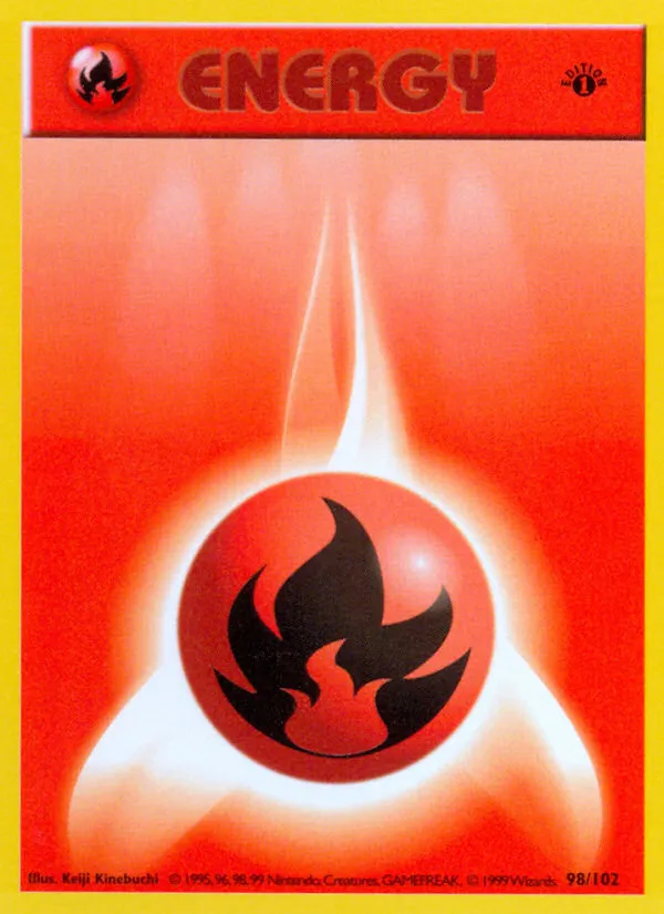 Fire Energy — Base Set — Pokémon