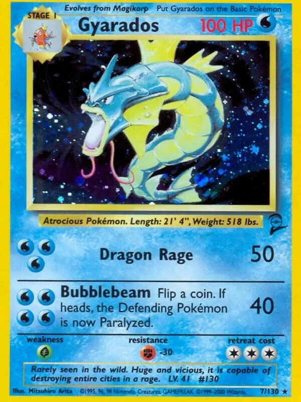 Gyarados — Base Set 2 — Pokémon