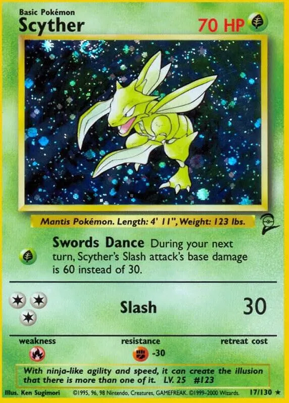 Scyther — Base Set 2 — Pokemon