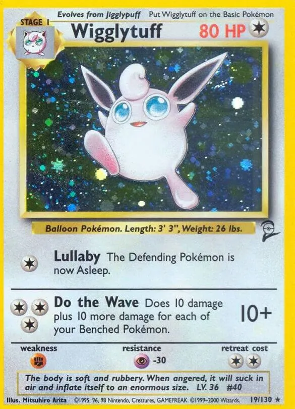 Wigglytuff — Base Set 2 — Pokémon