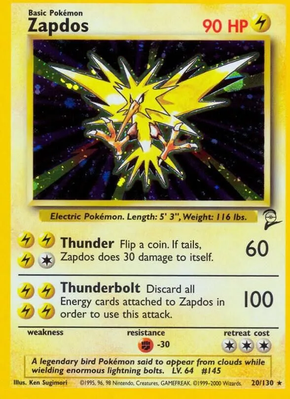 Électhor — Base Set 2 — Pokémon
