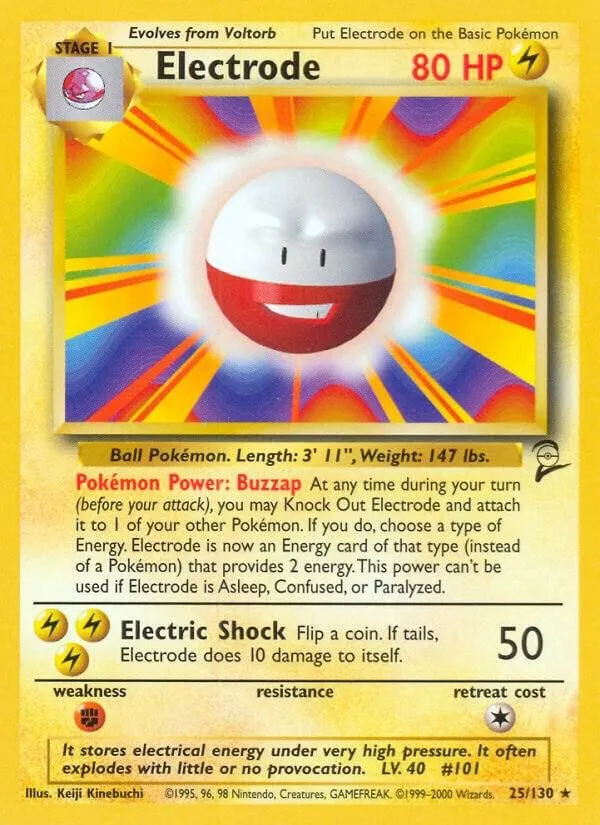 Electrode — Base Set 2 — Pokémon
