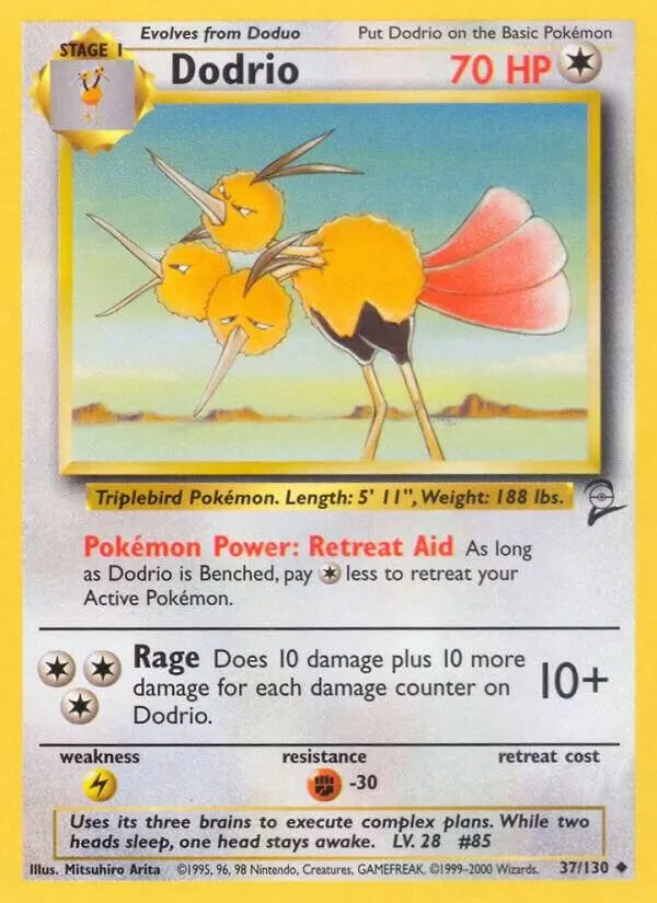 Dodrio — Base Set 2 — Pokémon