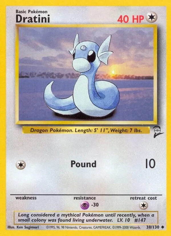 Dratini — Base Set 2 — Pokémon