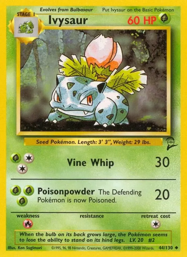 Herbizarre from Base Set 2 - Pokemon