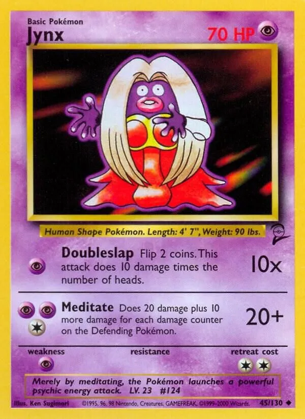 Jynx — Base Set 2 — Pokémon