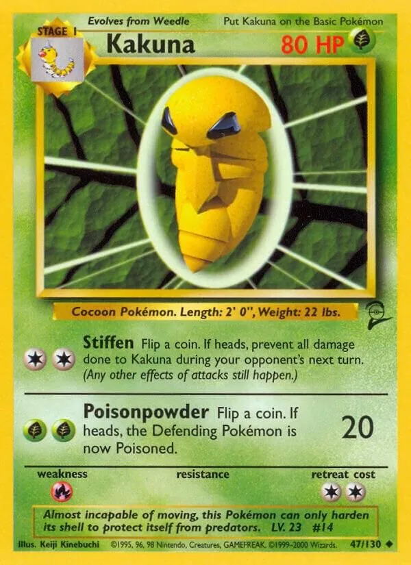 Kakuna — Base Set 2 — Pokémon