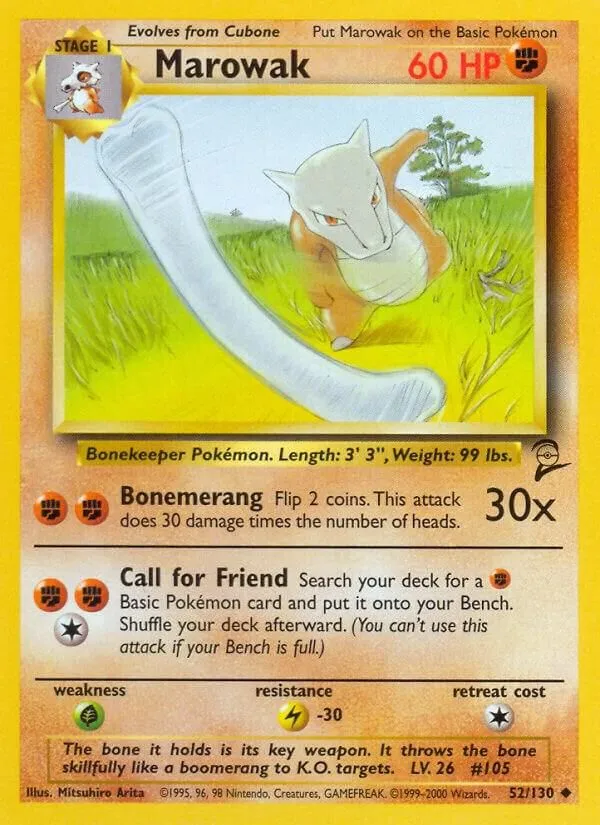 Marowak — Base Set 2 — Pokémon