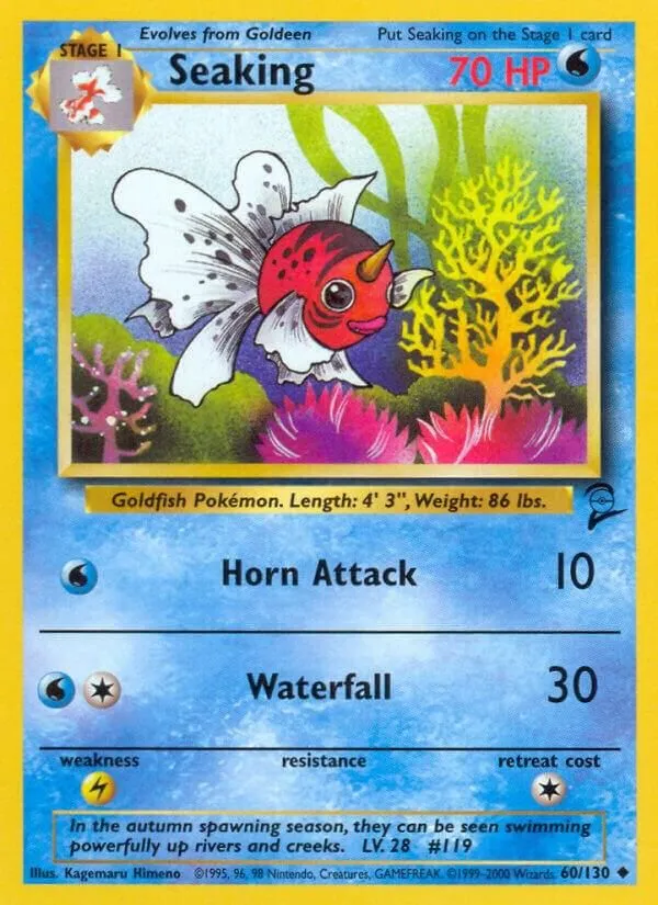 Seaking — Base Set 2 — Pokémon