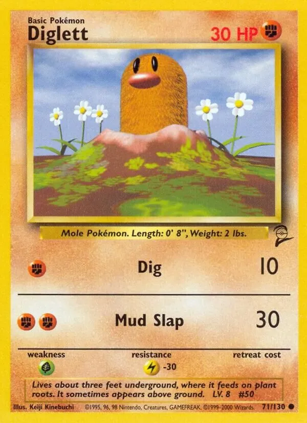Diglett — Base Set 2 — Pokémon