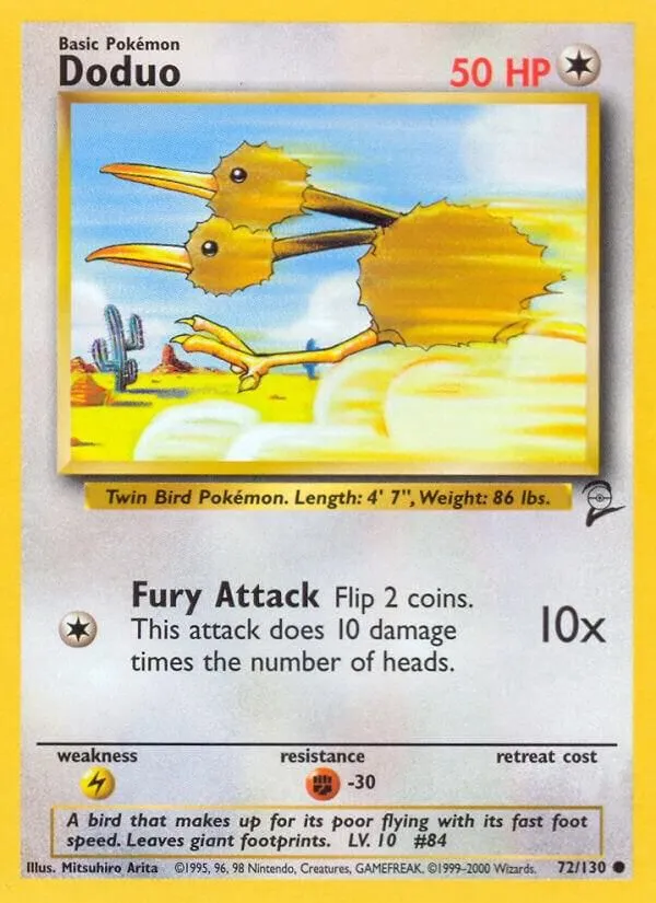 Doduo — Base Set 2 — Pokémon