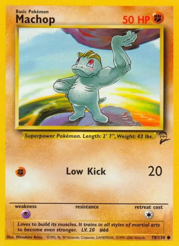 Machop — Base Set 2 — Pokémon