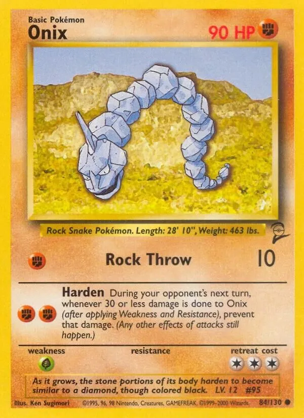 Onix — Base Set 2 — Pokemon