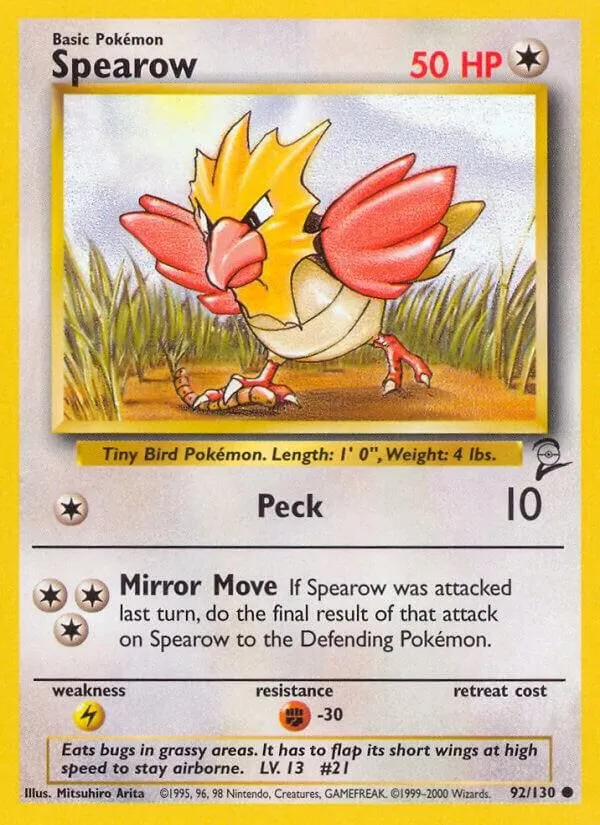 Spearow — Base Set 2 — Pokémon