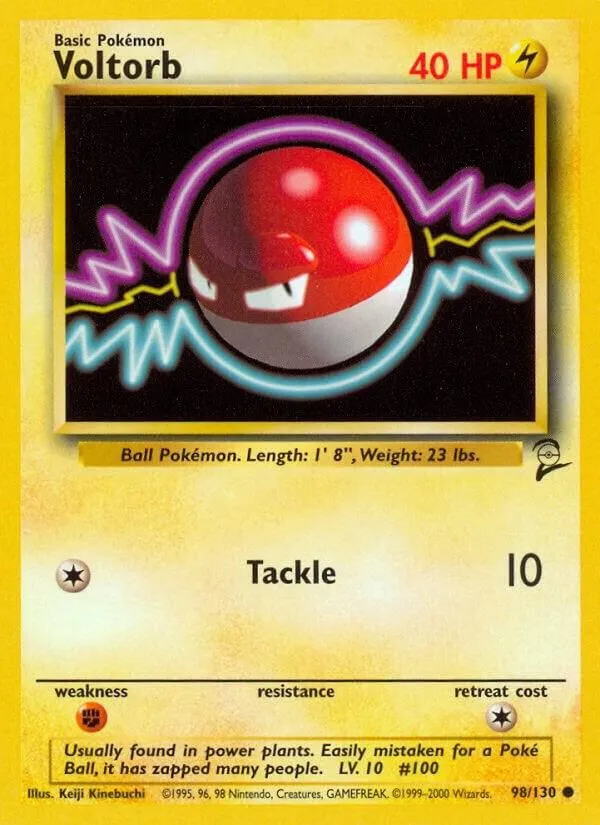 Voltorb — Base Set 2 — Pokémon