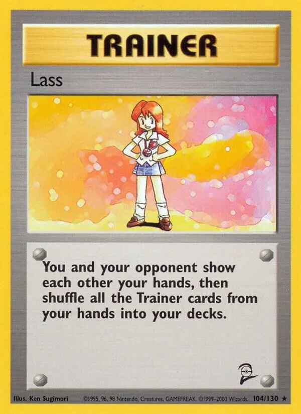 Lass — Base Set 2 — Pokémon