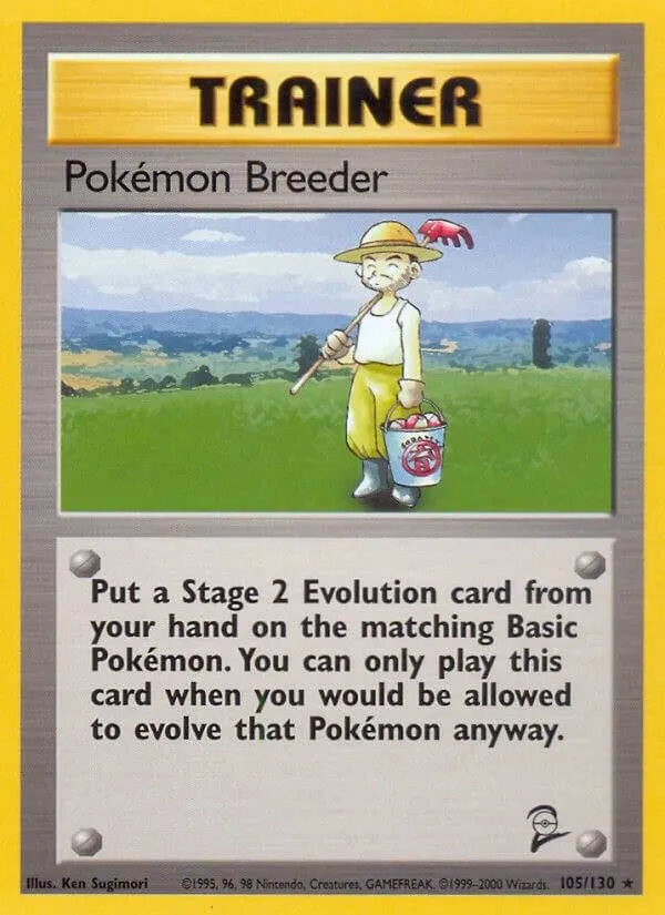 Pokemon Breeder — Base Set 2 — Pokemon