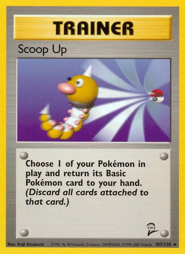Scoop Up — Base Set 2 — Pokemon
