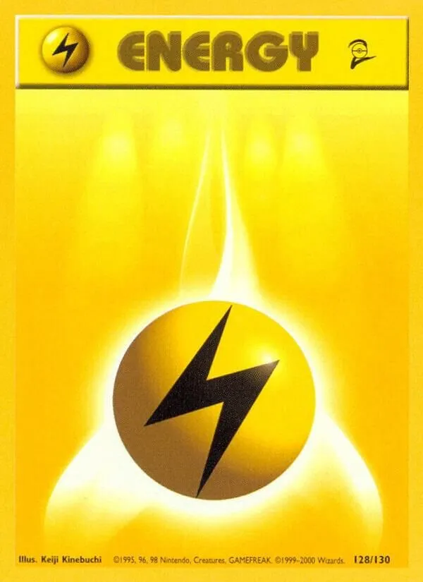 Lightning Energy — Base Set 2 — Pokemon