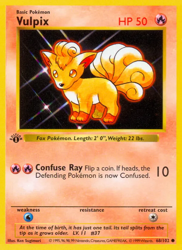Goupix — Base Set (Shadowless) — Pokémon
