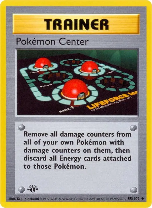 Pokemon Center — Base Set (Shadowless) — Pokemon