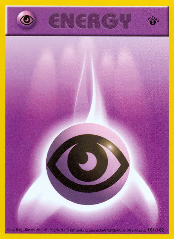 Psychic Energy — Base Set (Shadowless) — Pokemon