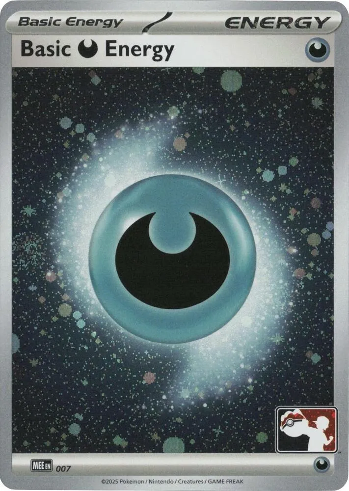 Basic Darkness Energy - MEE — Prize Pack Series Cards — Pokemon