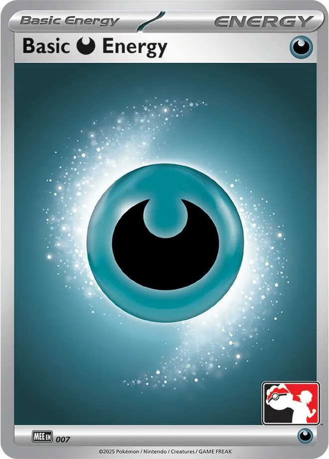 Basic Darkness Energy - MEE — Prize Pack Series Cards — Pokemon