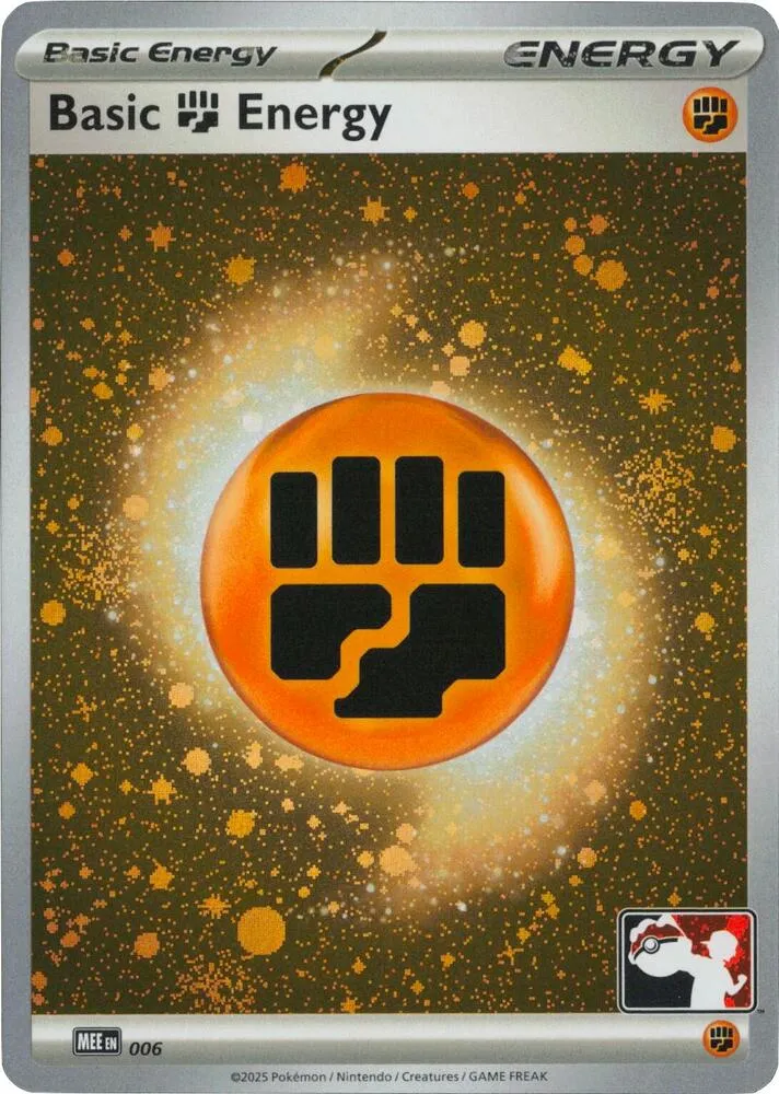 Basic Fighting Energy - MEE — Prize Pack Series Cards — Pokemon