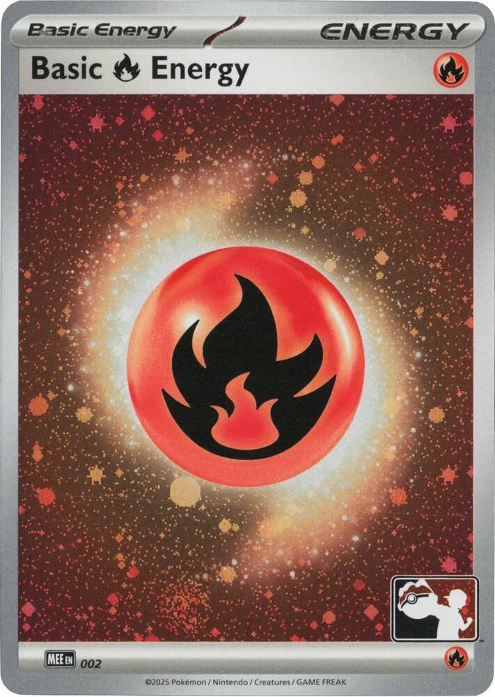 Basic Fire Energy - MEE — Prize Pack Series Cards — Pokemon