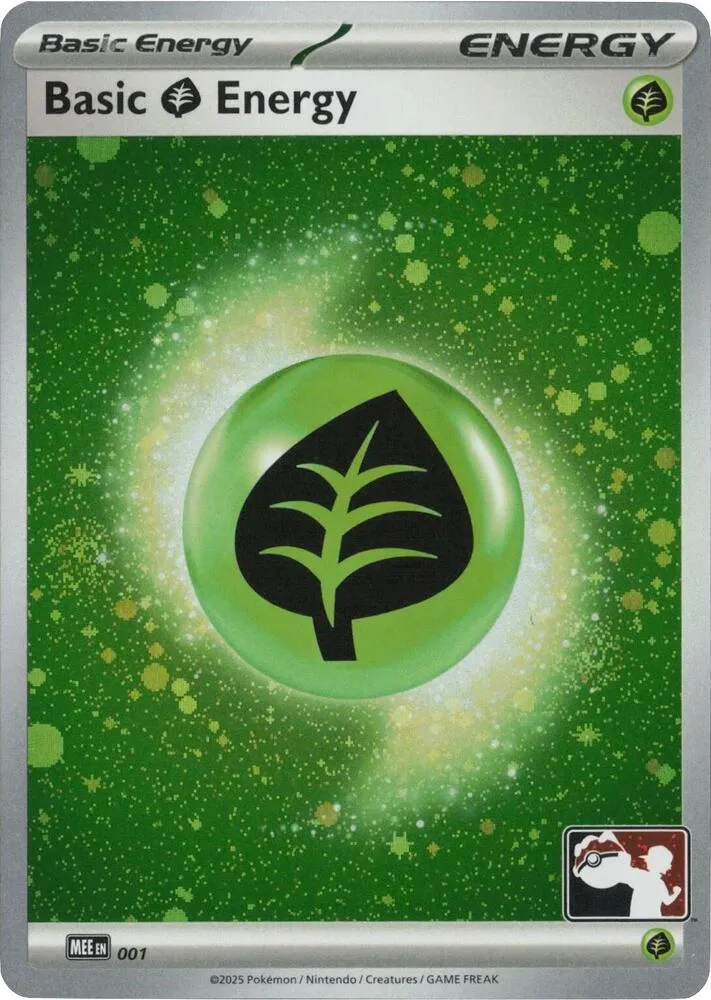 Basic Grass Energy - MEE — Prize Pack Series Cards — Pokemon