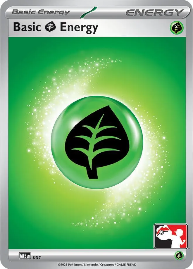 Basic Grass Energy - MEE — Prize Pack Series Cards — Pokemon