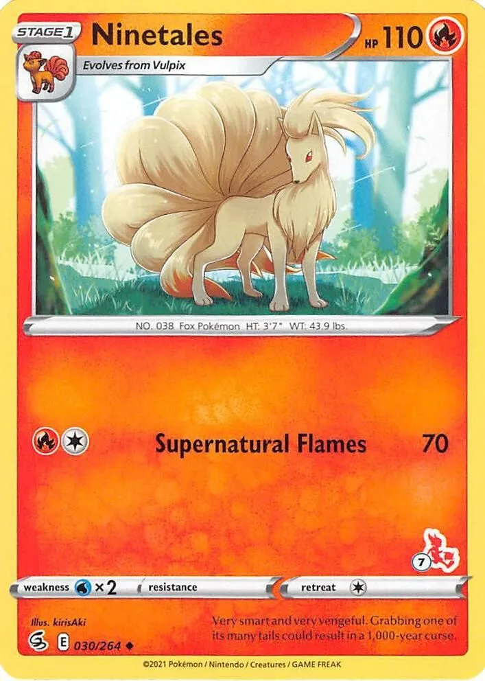 Ninetales — Battle Academy 2022 — Pokemon