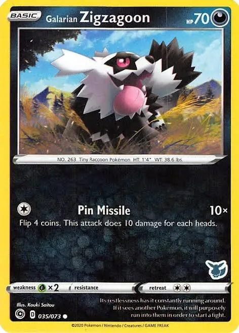 Galarian Zigzagoon from Battle Academy 2022 - Pokemon