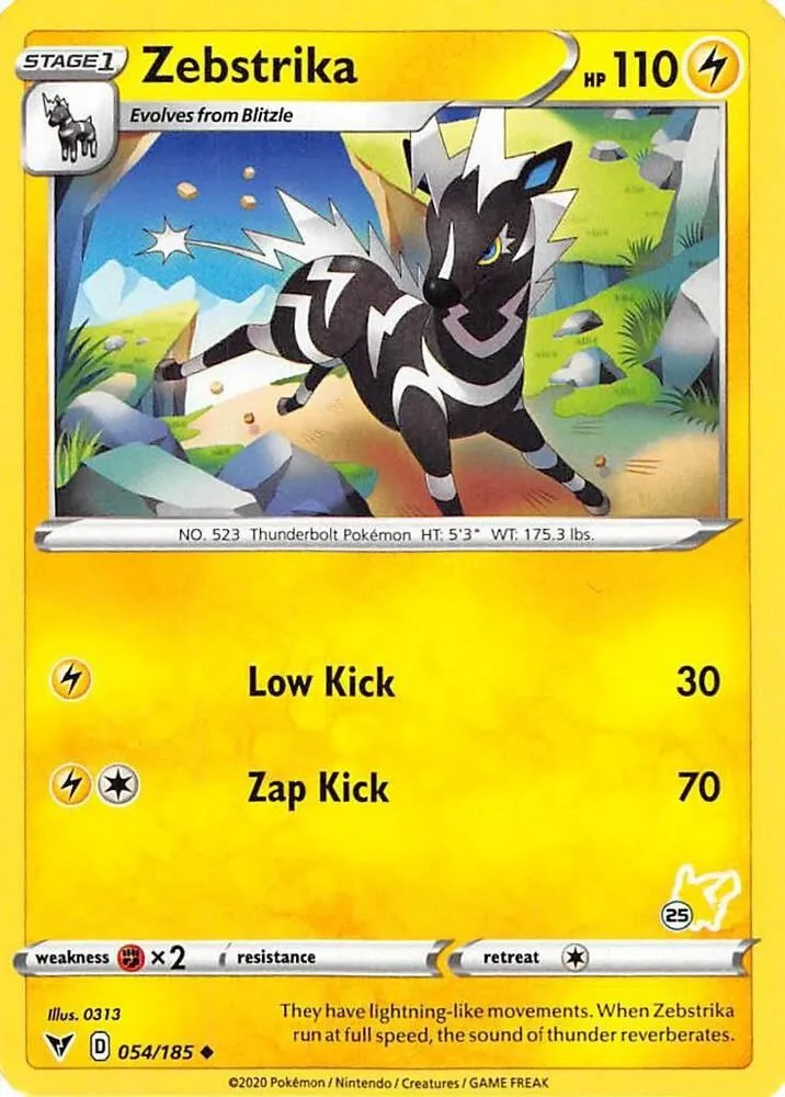 Zebstrika — Battle Academy 2022 — Pokémon