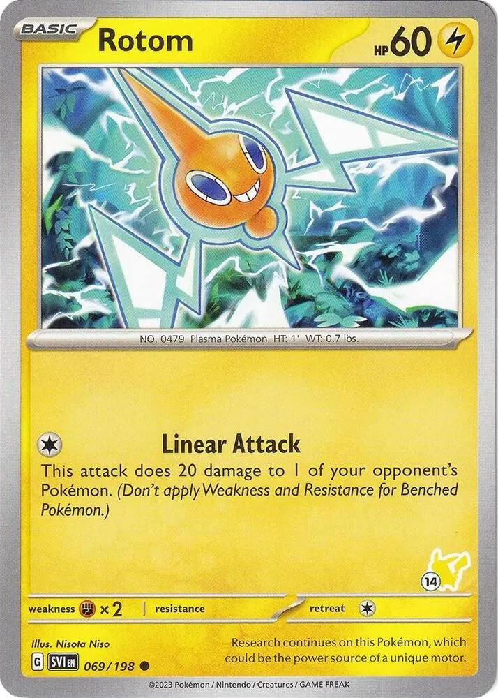 Rotom - Pikachu — Battle Academy 2024 — Pokémon