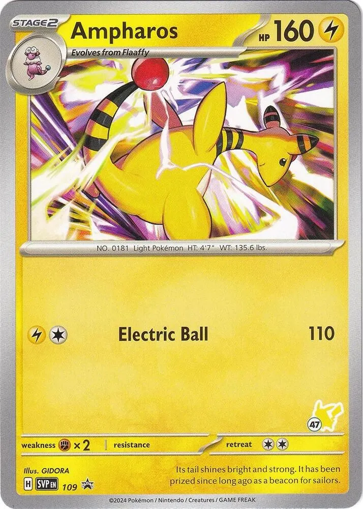 Ampharos - Pikachu — Battle Academy 2024 — Pokémon