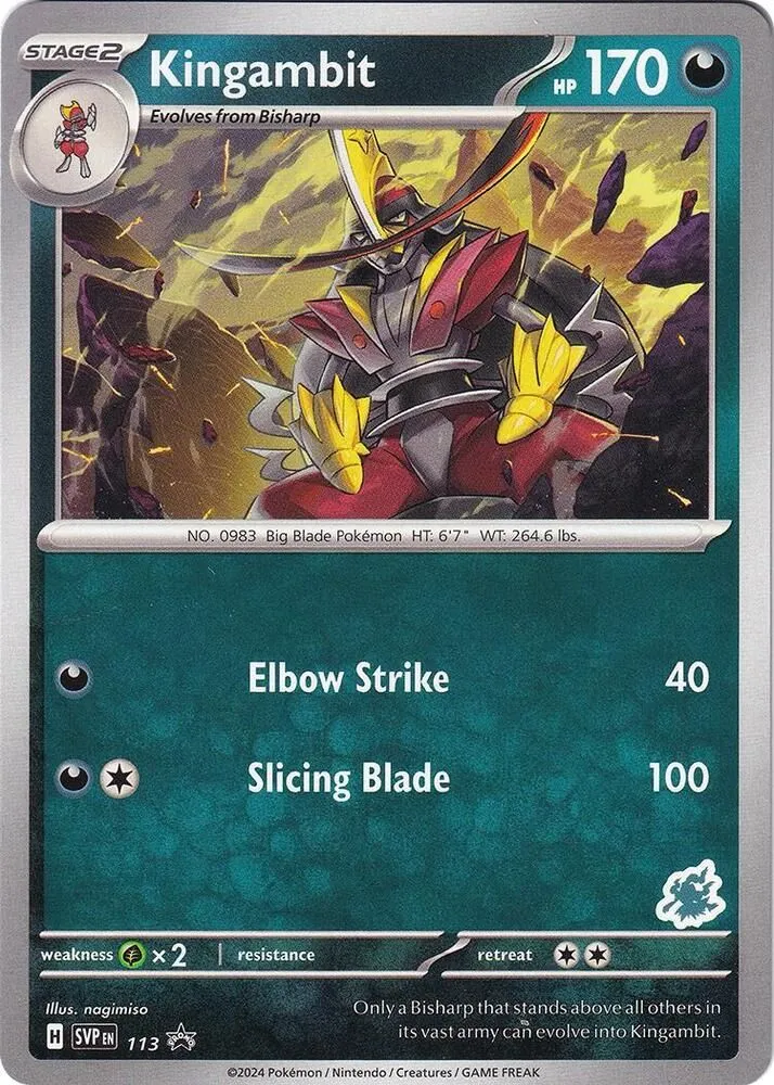 Kingambit - Darkrai Deck from Battle Academy 2024 - Pokemon