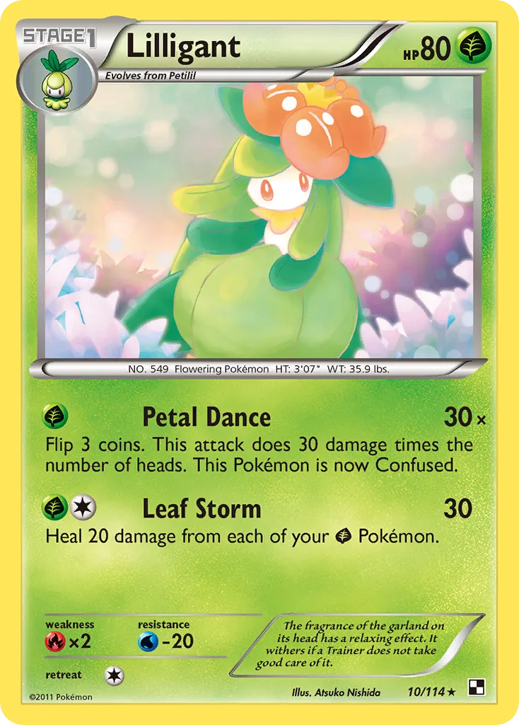 Lilligant — Black and White — Pokemon