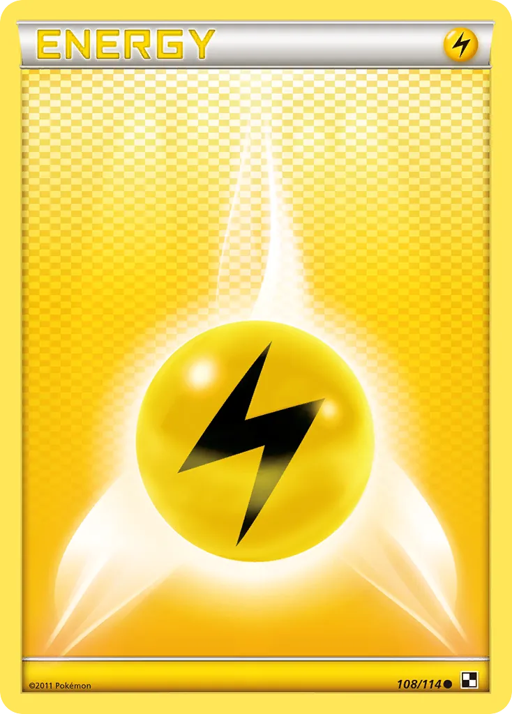 Lightning Energy — Black and White — Pokémon