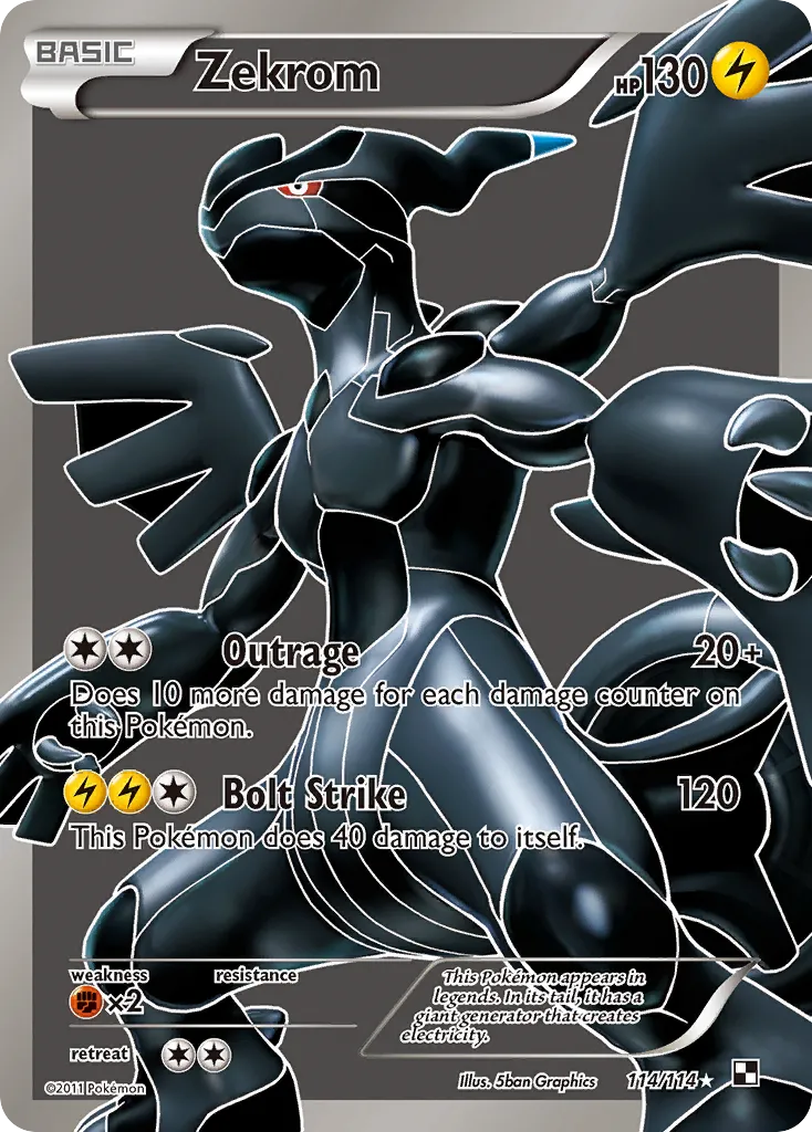 Zekrom — Black and White — Pokemon