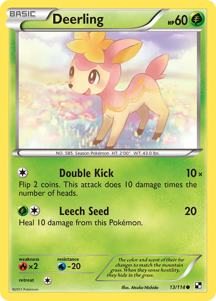 Deerling — Black and White — Pokemon