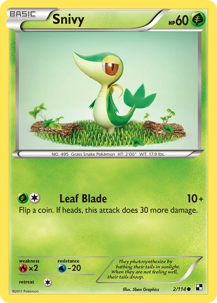 Vipélierre — Black and White — Pokémon