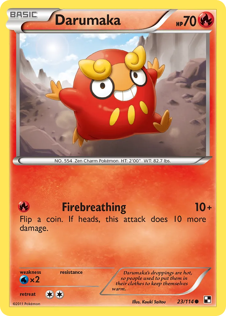 Darumarond — Black and White — Pokémon