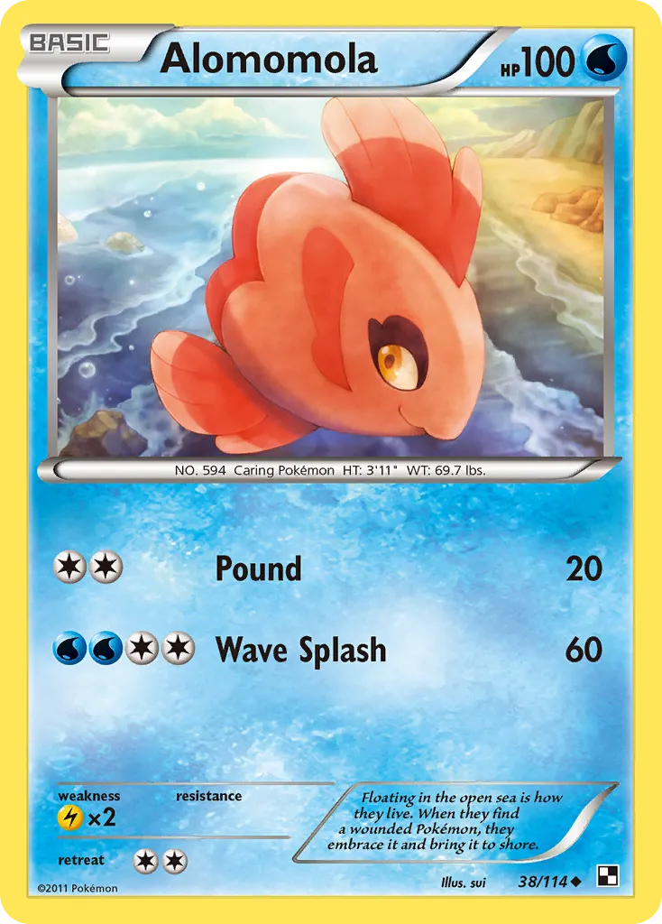Alomomola — Black and White — Pokémon