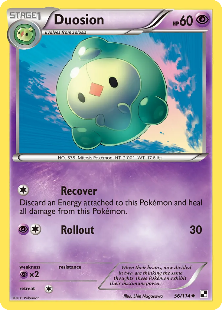 Duosion — Black and White — Pokémon