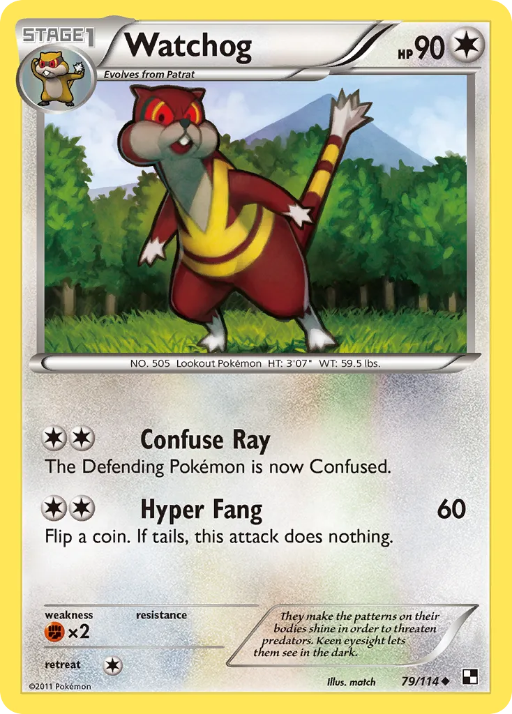 Watchog — Black and White — Pokémon