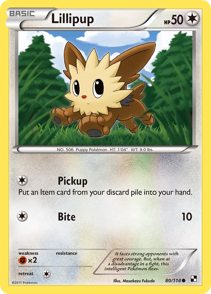Lillipup — Black and White — Pokemon