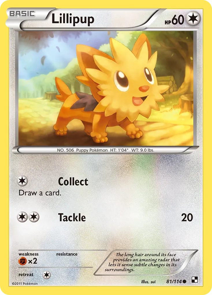 Lillipup — Black and White — Pokemon