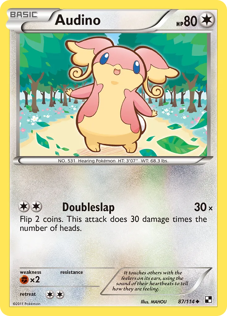 Audino — Black and White — Pokemon